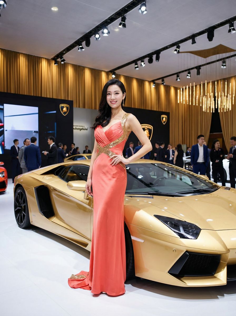 玩物社区国际车展车模视频