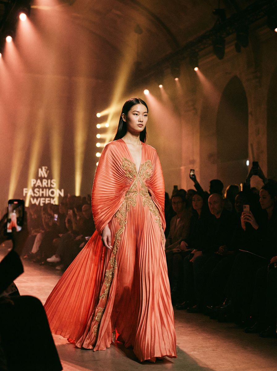 玩物社区超模T台走秀视频